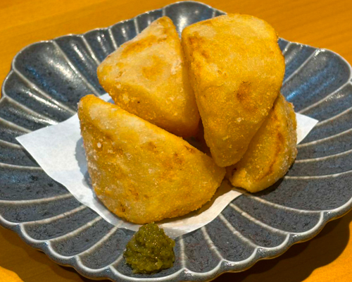 貝出汁大根の唐揚げ